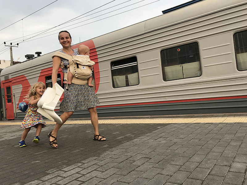 Поездка в Беларусь на поезде с двумя детьми